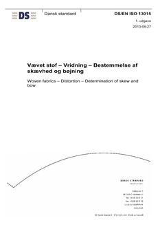 DANSK DS/EN ISO 13015