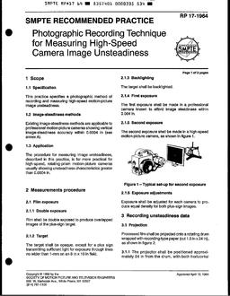 SMPTE RP 17