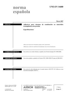 AENOR UNE-EN 14680