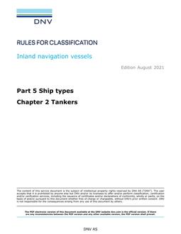 DNV DNV-RU-INV PART 5 CHAPTER 2