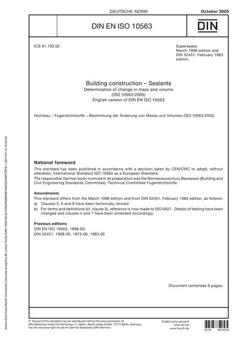 DIN EN ISO 10563