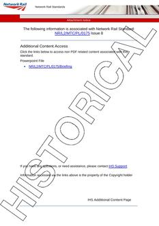 NR NR/L2/MTC/PL0175 ISSUE 8