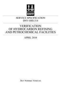 DNV DNV-OSS-314