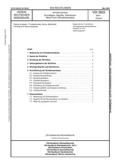 VDI VDI 3822 BLATT 1