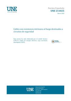 AENOR UNE 211025