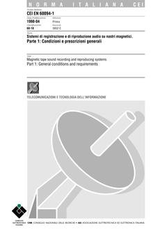 CEI EN 60094-1