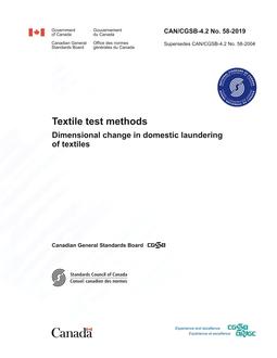 CAN/CGSB 4.2 NO. 58-2019