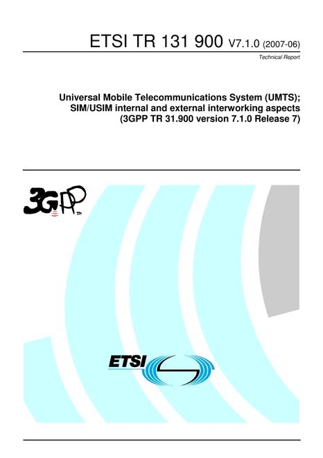 ETSI TR 131 900