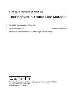 AASHTO T 250-23