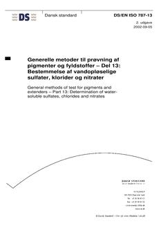 DANSK DS/EN ISO 787-13