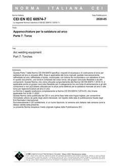 CEI EN IEC 60974-7