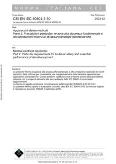 CEI EN IEC 80601-2-60