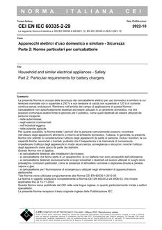 CEI EN IEC 60335-2-29