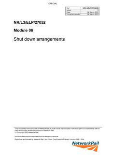 NR NR/L3/ELP/27052/06 ISSUE 3