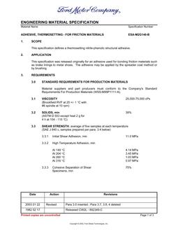 FORD ESA-M2G146-B