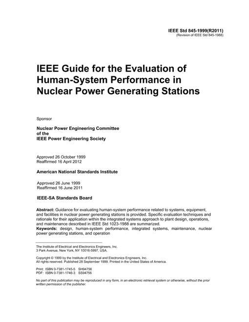 IEEE 845-1999