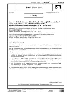 DIN EN ISO/IEC 23053 - DRAFT
