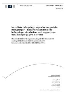 DANSK DS/EN ISO 2082