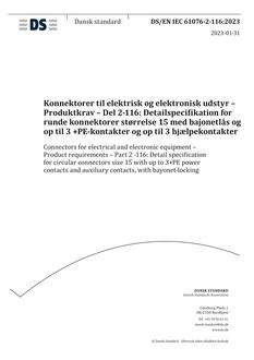 DANSK DS/EN IEC 61076-2-116