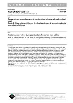 CEI EN IEC 60754-3