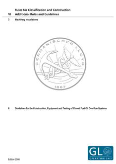 DNV GL ADDITIONAL RULES AND GUIDELINES VI-3-6