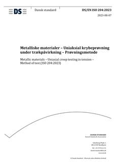DANSK DS/EN ISO 204