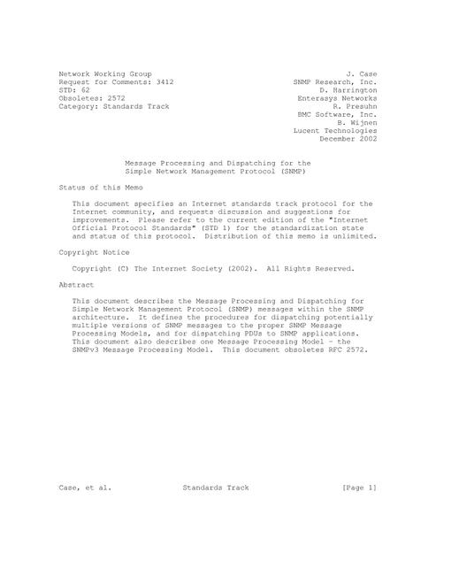 IETF RFC 3412