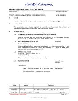 FORD WSB-M2G368-A