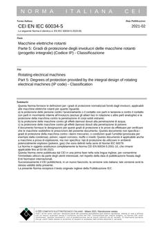 CEI EN IEC 60034-5