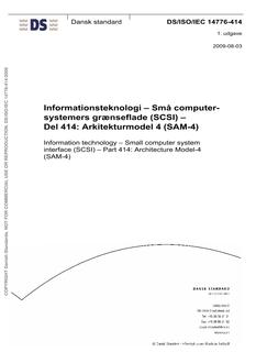 DANSK DS/ISO/IEC 14776-414
