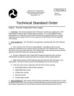 FAA TSO C155A