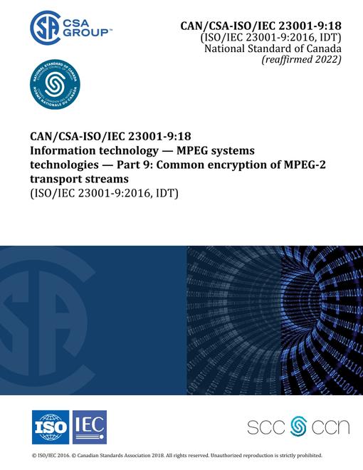 CAN/CSA-ISO/IEC 23001-9:18 (R2022)