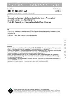 CEI EN 62052-21