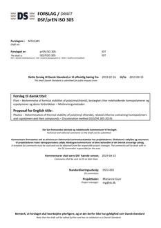 DANSK DSF/PREN ISO 305
