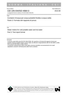 CEI UNI EN/ISO 4064-3