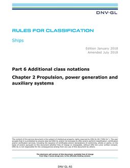 DNV DNVGL-RU-SHIPS PART 6 CHAPTER 2