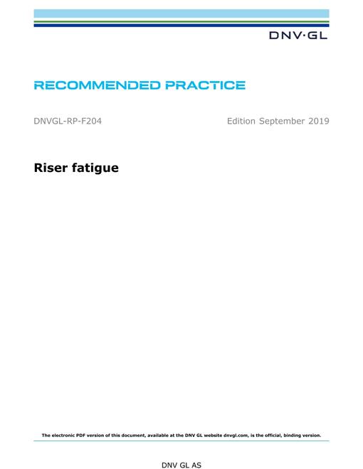 DNV DNVGL-RP-F204