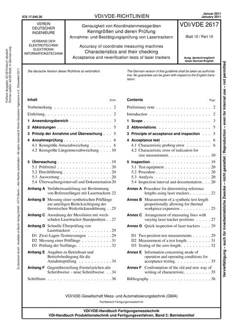 VDI VDI/VDE 2617 BLATT 10