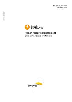 AS ISO 30405:2019