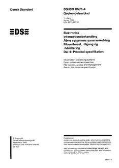 DANSK DS/ISO 8571-4