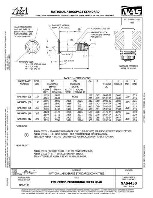 AIA NAS4450