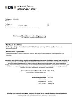 DANSK DSF/ISO/FDIS 19882
