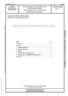VDI VDI-EE 4650 BLATT 1.1