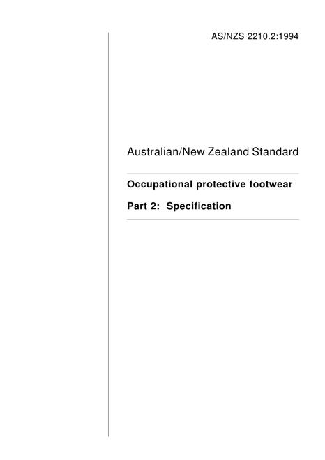 AS/NZS 2210.2:1994