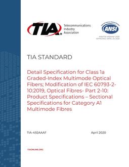 TIA ANSI/TIA-492AAAF