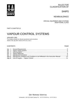 DNV DNV-RU-SHIPS PART 6 CHAPTER 10