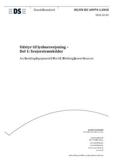DANSK DS/EN IEC 60974-1
