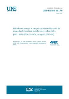 AENOR UNE-EN ISO 16170