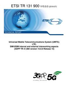 ETSI TR 131 900