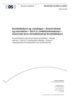 DANSK DS/EN IEC 61188-6-1